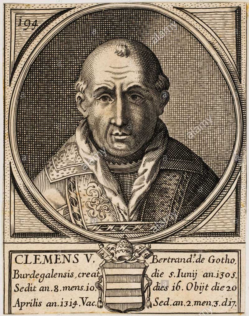 Письмо Филиппа IV папе Клименту V
