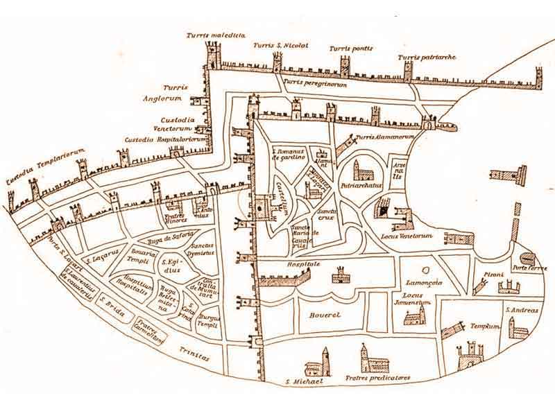 Карта Акры Паолино Венето