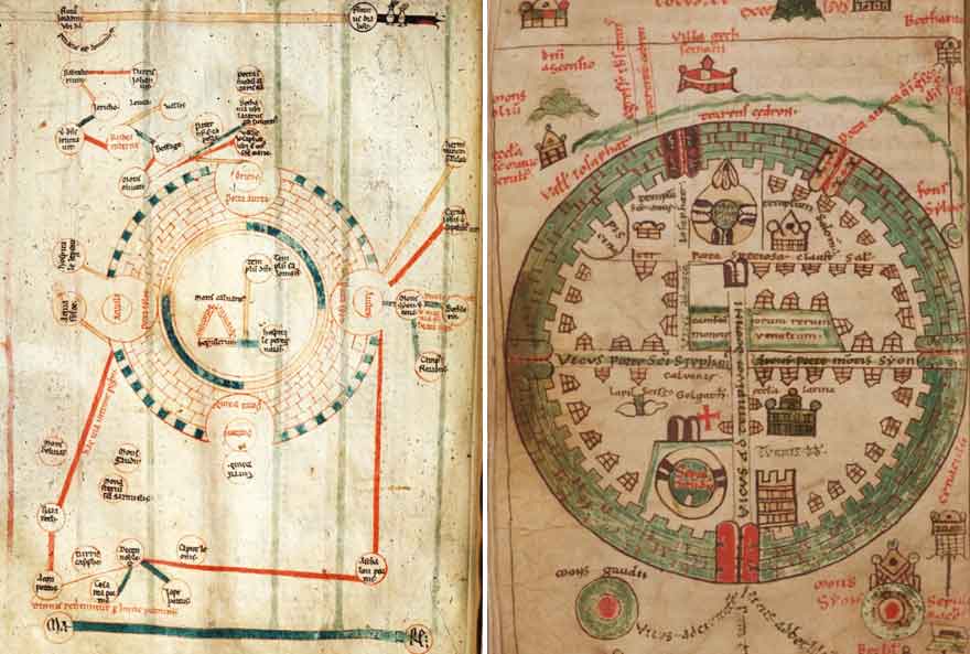 карты Кодекса Харлей и Сент-Омера
