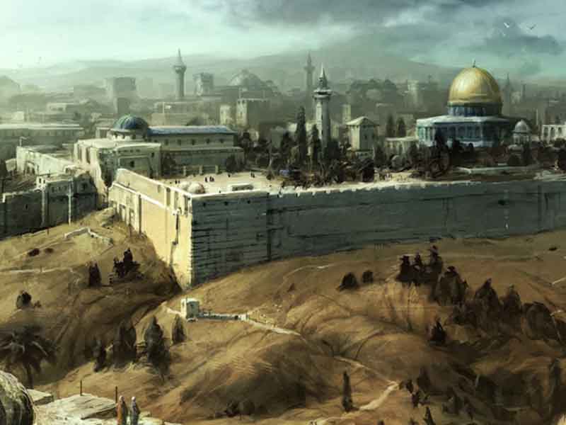 Квартал тамплиеров на Храмовой горе в Иерусалиме